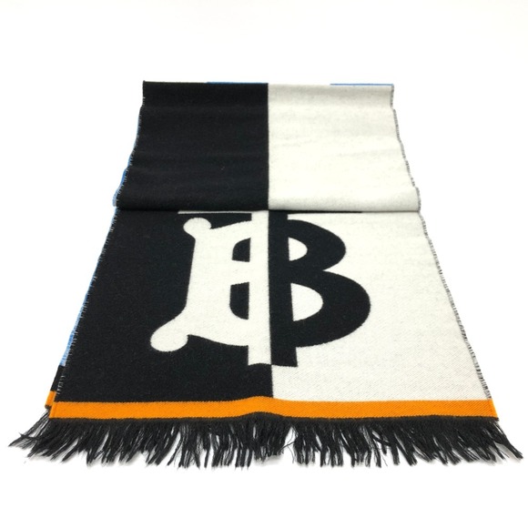Burberry 8023067 Scarf Black /Gray - Picture 1 of 7